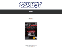 Tablet Screenshot of carboy.jp